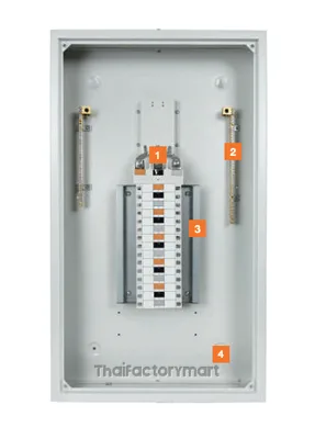 PMC342-ND-VM160 โหลดเซ็นเตอร์ ชนิดมีเมนเบรกเกอร์ รูปที่ 2