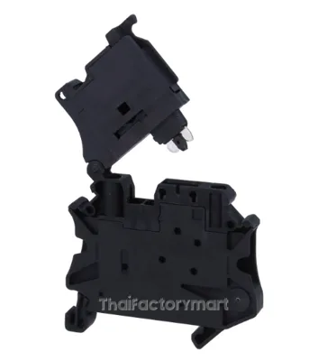 UT 4-HESILED 24 (5X20) - Fuse modular terminal block , Screw, 2 Poles, 600V, 6.3A, 0.14 ... 6mm², Black รูปที่ 3