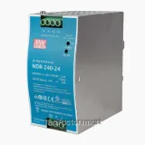 Mean Well NDR-240-24, DIN Rail Power Supply, 89%, 24V, 10A, 240W, Adjustable รูปที่ 1