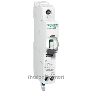 Residual current breaker with overcurrent protection (RCBO), Acti9 iC60H RCBO, 1P+Ns, 10A, 30mA, A type, 10000A
