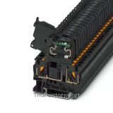 Phoenix Contact PT 4-HESILED 24 (5X20) Fuse modular terminal block (3211903), 4 mm², 6.3 A, 24 V, Push-in connection, Black รูปที่ 2