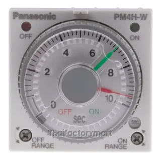 Panasonic Cyclic Single Timer Relay, Screw, 1 s - 500 h, 100 - 240 V ac