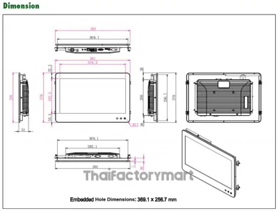 Industrial Touch Panel PC 15.6'' ShareVDI รูปที่ 3