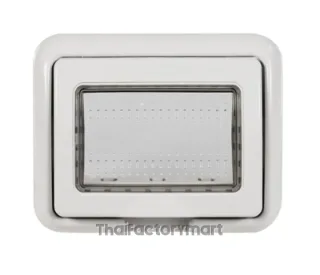 กล่องกันน้ำแบบฝัง 3 ช่อง BTICINO 25603 สีเทา