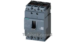 3VA1163-5EE36-0AA0 circuit breaker 3VA1 IEC Frame 160 breaking capacity class M Icu=55 kA @ 415 V 3-pole, line protection TM220, ATFM, In=63 A overload protection Ir=44 A...63 A short-circuit protection Ii=10 x In terminal connection