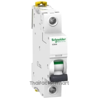 Schneider Acti 9 iC60N MCB, 1P, 16A Curve C, 240V AC, 72V DC, 10 kA Breaking Capacity