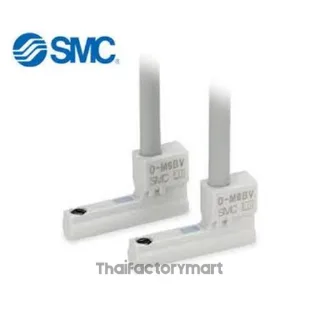 SMC Solid State Auto Switch, 2-Wire, Perpendicular Grommet, 0.5 m Lead, Model D-M9BV