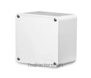 กล่องพักสายไฟ uPVC สีขาว 4"x4"x3" DS037 CLIPSAL
