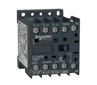 Contactor, 3 Poles, 3NO/1NC, 6A @ 690V, 230V Coil