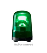 ไฟสัญญานเตือน ไฟหมุน ไฟไซเรน สีเขียว Ø100mm 12-24VDC Buzzer มีเสียง - Patlite - Rotating Beacon รูปที่ 1