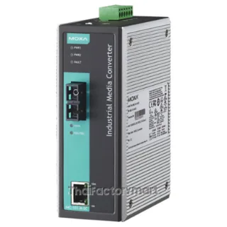 MOXA IMC-101-M-SC-T-IEX, Industrial Media Converter, multi mode, SC, -40 to 75°C, IECEx Certification Approval