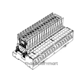 G7TC-OC16 DC24 I/O relay terminal, Input, DC coil type for input relays mounted, 16 points, NPN