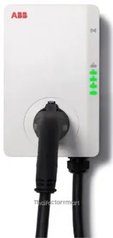 TAC-W22-G5-R-0 ABB Terra AC Wallbox Terra type 2, cable 5m, 3-phase/32 A and RFID. รูปที่ 2