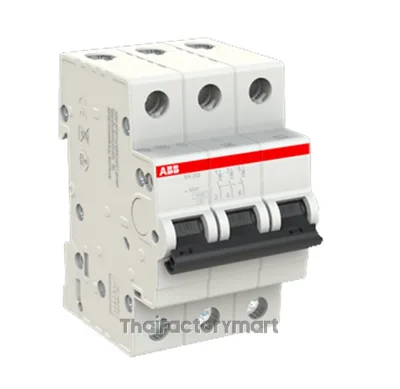 SH200 MCB 6A 3 Pole Type C 6kA รูปที่ 2