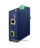 Planet IGTP-815AT Industrial Compact 100/1000BASE-X to 10/100/1000BASE-T 802.3at PoE+ Media Converter photo 1