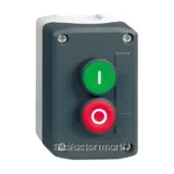 Dark Grey Station, Start & Stop Push Button, Ø22mm, 600V, 1NO + 1NC photo 1