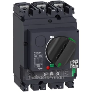 Motor circuit breaker, TeSys GV5, 3P, 220A, Icu 36kA, thermal magnetic