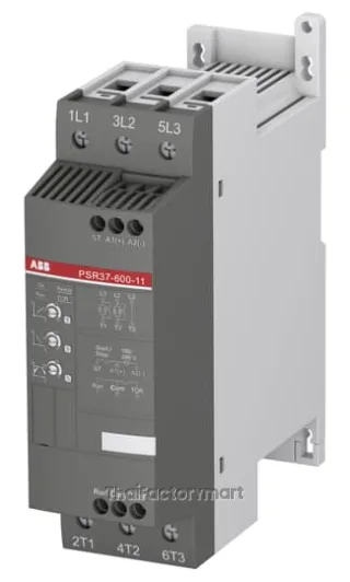 PSR37-600-11 ABB Softstarter, PSR Series, 37 A, 18.5 kW (400 V), 208...600 V AC