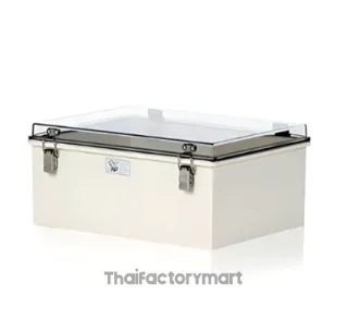 DS AT 012-W ตู้พลาสติก Control Box วัสดุทำจาก ABS ฝาใส ขนาด W 275 H 225 D 120