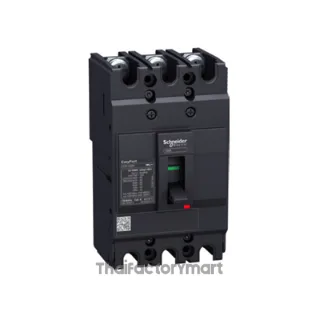 circuit breaker,EasyPact EZC100H ,TMD, 50A ,3 poles 3d