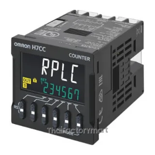 Digital counter, screw terminals, 48x48 mm, IP66, 6 count digits, multifunction: 1&2-stage, total, batch, dual, twin counter, tachometer, SPST & SPDT relay output, 100-240 VAC supply, 12 VDC aux. supply