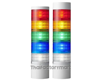 3-tier RYG LED, 100mm IP96K Washdown Safe Signal Tower for Direct Mount with Cable รูปที่ 2