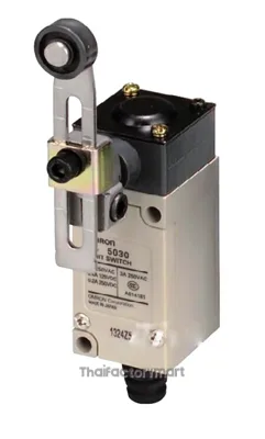 Limit switch, Adjustable roller lever, With ground terminal