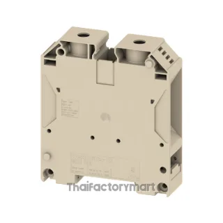 WDU 70N/35 Feed-through terminal block, Screw connection, dark beige, 70 mm², 192 A, 1000 V, Number of connections: 2
