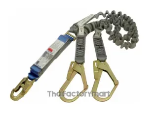 3M Protecta Z60203634E Webbing DoubleTail 2.0m with Double Action Snap Hook and Scaffold Hook