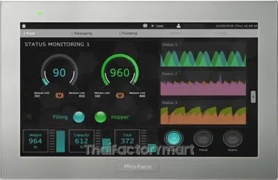 PFXST6700WAD - PROFACE - Touch Screen HMI - ST6000 Series, Web server, OPC UA, 15.6" Wide photo 3