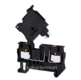 Phoenix Contact PT 4-HESILED 24 (5X20) Fuse modular terminal block (3211903), 4 mm², 6.3 A, 24 V, Push-in connection, Black รูปที่ 1