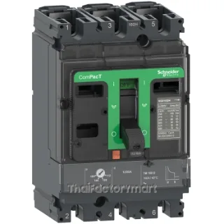 Circuit breaker ComPacT NSX250N, 50kA at 415VAC, 3 poles, TMD trip unit 200A