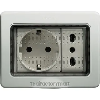 กล่องกันน้ำพลาสติกแบบลอย 3 ช่อง 25503