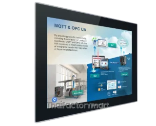 15.0" Smart HMI, Projected Capacitive Touchscreen, 2 Ethernet Ports, 1 USB Port, 2 Serial Ports