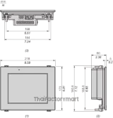 Pro-face GP6000 PFXGP6400TAD 7.5-inch VGA Analog DC Touch HMI รูปที่ 2